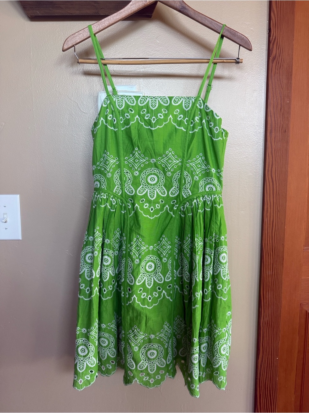 Green Embroidered Sundress - Brand